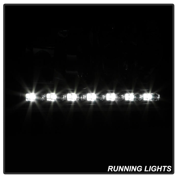 xTune Dodge Charger 06-10 1Pc LED Crystal Headlights Black HD-ON-DCH05-1PC-LED-BK