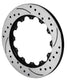 Wilwood Rotor-SRP36 Iron-LH-BLK-Drill 14.00 x .810 - 12 on 8.75in