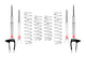 Eibach All-Terrain Lift Kit 18-20 Jeep Grand Cherokee V6 2WD/4WD Frt 2in Rr 0.5in