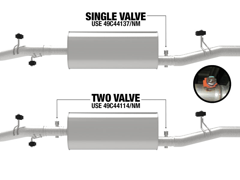 aFe Apollo GT Series 3in 409 Stainless Steel Muffler Upgrade 2019 GM Silverado/Sierra 1500 V8-6.2L