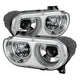 xTune Dodge Challenger 08-14 Xenon Hid Model Only Projector Headlamps Chrome HD-JH-DCHAL08-HID-C