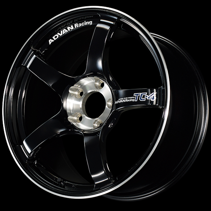 Advan TC-4 SE 16x7.0 / +44 Offset / 5x114.3 / 73mm Bore / Racing Gloss Black and Diamond Cut