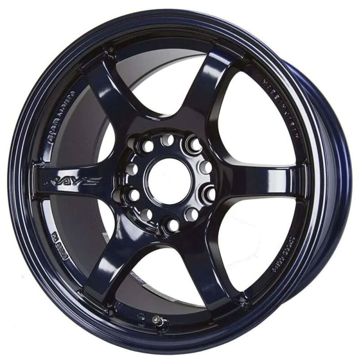 Gram Lights 57DR 17x9.0 +38 5x100 Dark Blue Chrome Wheel MOQ 20