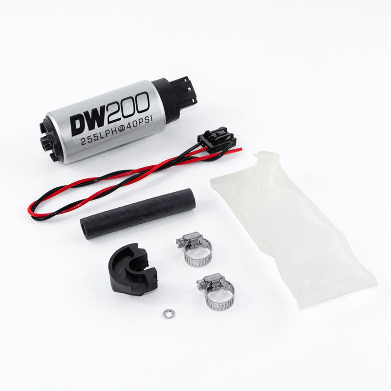 DeatschWerks 94+ Nissan 240sx/Silvia S14/S15 255 LPH DW200 In-Tank Fuel Pump w/ Install Kit