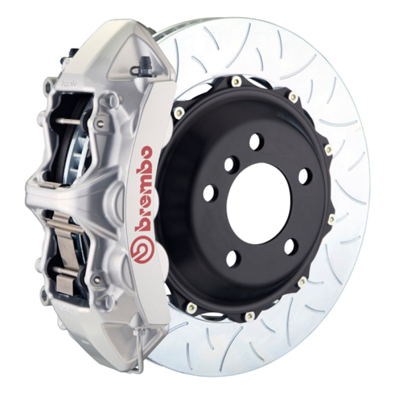 Brembo17-20 86 (ZN6) Fr GT BBK 6 PistSlotted Type-3 355x32 2pc Rtr Drill-Silver