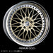 Leon Hardiritt Beifall 3-Piece Mesh Wheel - Polished Finish JDM VIP Wheel