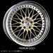 Leon Hardiritt Beifall 3-Piece Mesh Wheel - Polished Finish JDM VIP Wheel