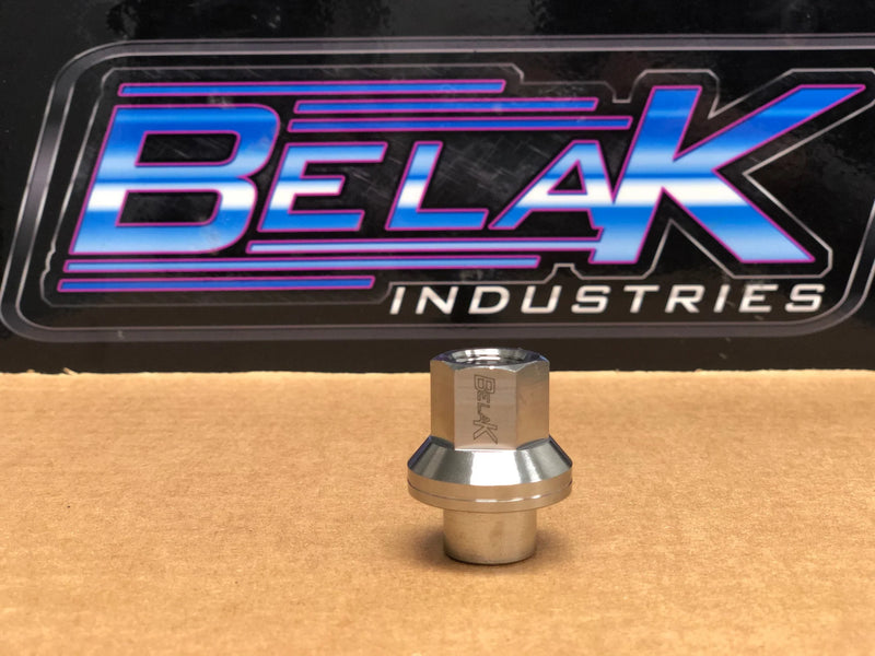 Belak Titanium Lug Nut Shank Style 1/2x20 - 4 Pack