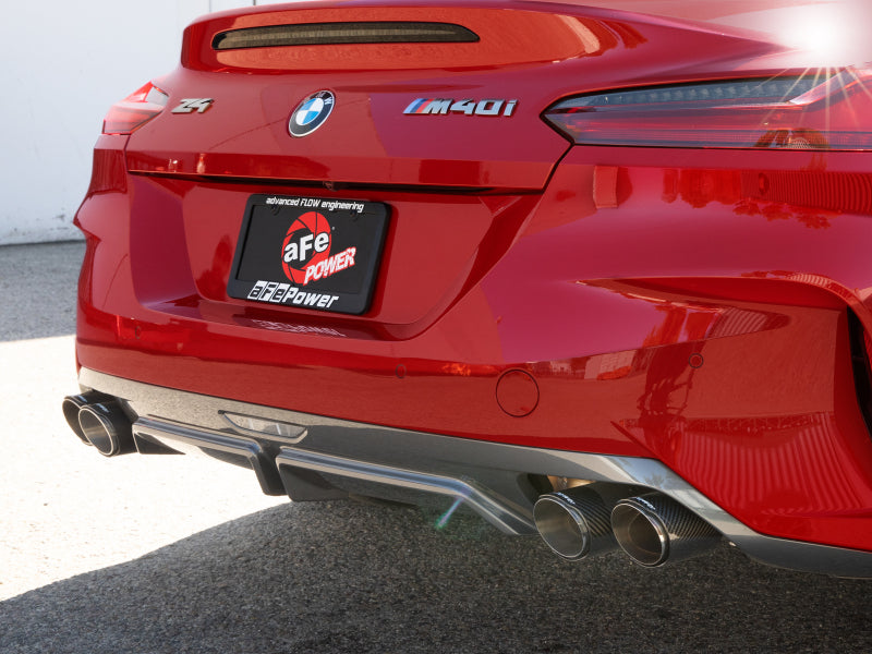 aFe 19-24 BMW Z4 M40i (G29) B58 Turbo MACH Force-Xp 3in to 2-1/2in SS CB Exhaust System - Carbon