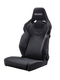 Recaro RS-G Motorsport Seat - Black Kamui/Blue Glass Mesh (4/5/6 Point Belt)