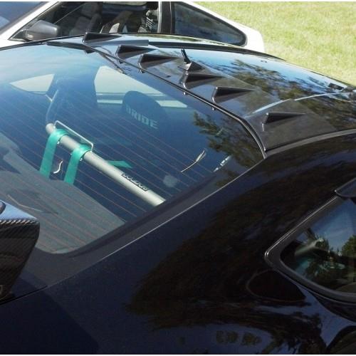 BLOX Racing 13-14 Scion/Subaru FR-S/BRZ Vortex Generator Blades for OEM Mast - ABS Black