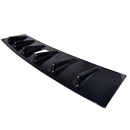 BLOX Racing 08+ Mitsubishi Lancer Vortex Generator - ABS Black