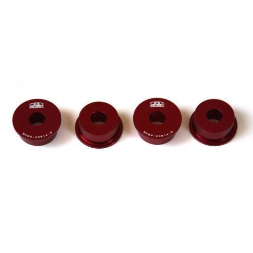 BLOX Racing Honda S2000 Steering Rack Rigid Bushing Kit - Black