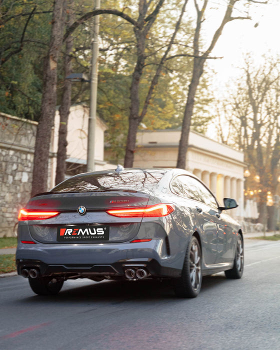 Remus 24+ BMW M135i xDrive Sport Exhaust Centered for L/R System