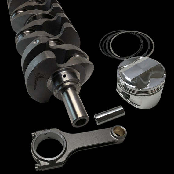 Brian Crower Honda H22 Stroker Kit - 100mm Stroke Billet Crank w/50mm Mains bRODS (5.635 w/ARP2000