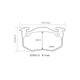 Brembo 96-04 Citroen Saxo HP2 Pads - Front