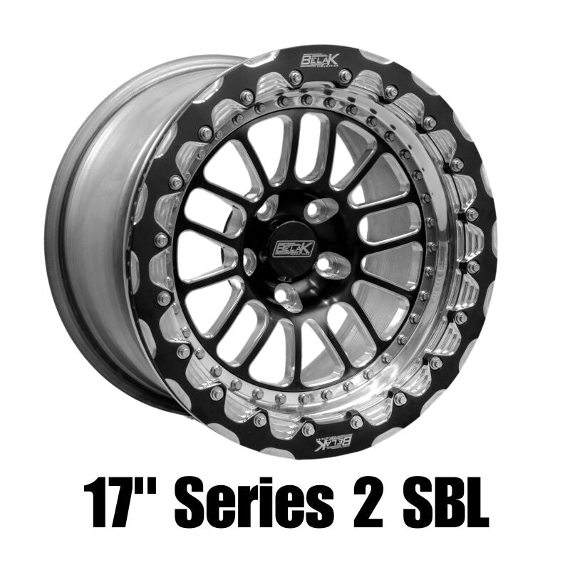 Belak 17x10.5 / 8.25in BS / 5x120 BP / Low Pad / Series 2 Wheel - Single Beadlock