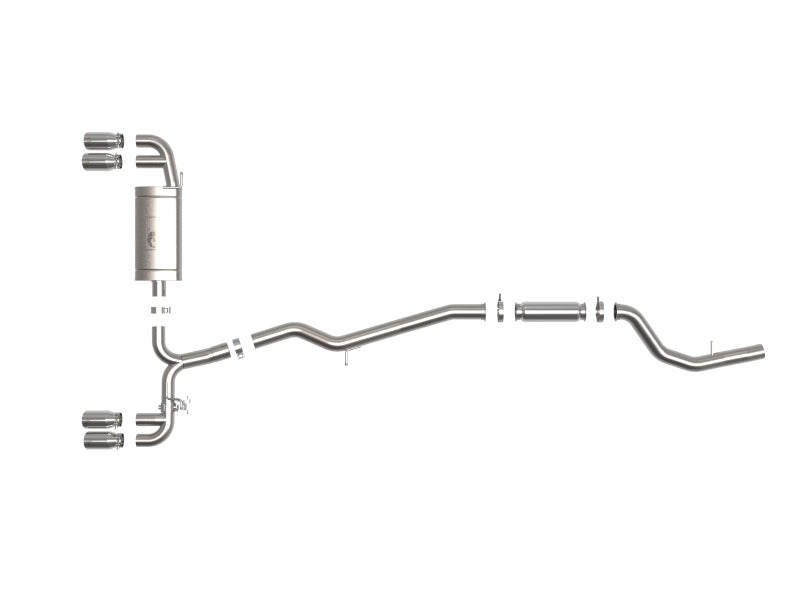 aFe 19-24 BMW Z4 M40i (G29) L6-3.0L (t) B58 MACH Force-Xp 3in to 2-1/2in SS CB Exhaust - Polished