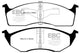 EBC 95-97 Chrysler Concorde 3.3 Yellowstuff Front Brake Pads