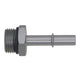DeatschWerks 10AN ORB Male to 3/8in Male EFI Quick Connect Adapter - Anodized DW Titanium
