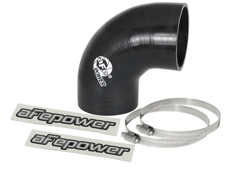 aFe Magnum FORCE Intake Coupling Kit (2-3/4 IN ID x 5 IN L x 90 Deg.) Elbow Coupler - Black