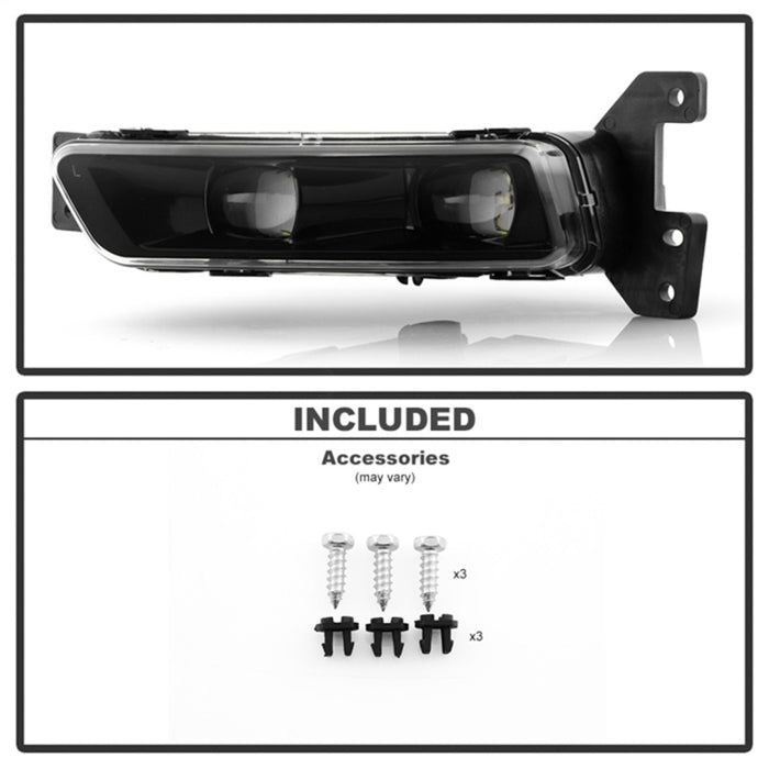 Spyder 17-21 Jeep Grand Cherokee SRT OEM LED Fog Lights - Left (FL-JGC17-LED-L)