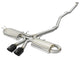 aFe Takeda 3in 304 SS Cat-Back Exhaust w/ Dual Center Black Tips 17+ Honda Civic Si (2dr) I4 1.5L