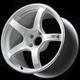 Advan TC4 18x7.5 / +48 Offset / 5x114.3 / 73mm Bore / Racing White Metallic and Ring