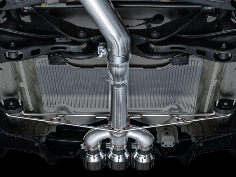 AWE Tuning 2024 Acura Integra Type S DE5 FWD Track Edition Exhaust w/ Triple Chrome Silver Tips