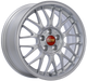 BBS RG-F 16x7 5x100 ET35 Sport Silver Wheel -70mm PFS/Clip Required