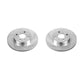Power Stop 2013 Scion iQ Front Evolution Drilled & Slotted Rotors - Pair