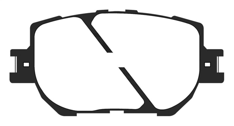 EBC 14+ Lexus IS250 2.5 Greenstuff Front Brake Pads