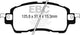 EBC 2016 Scion iA 1.5L Ultimax2 Front Brake Pads