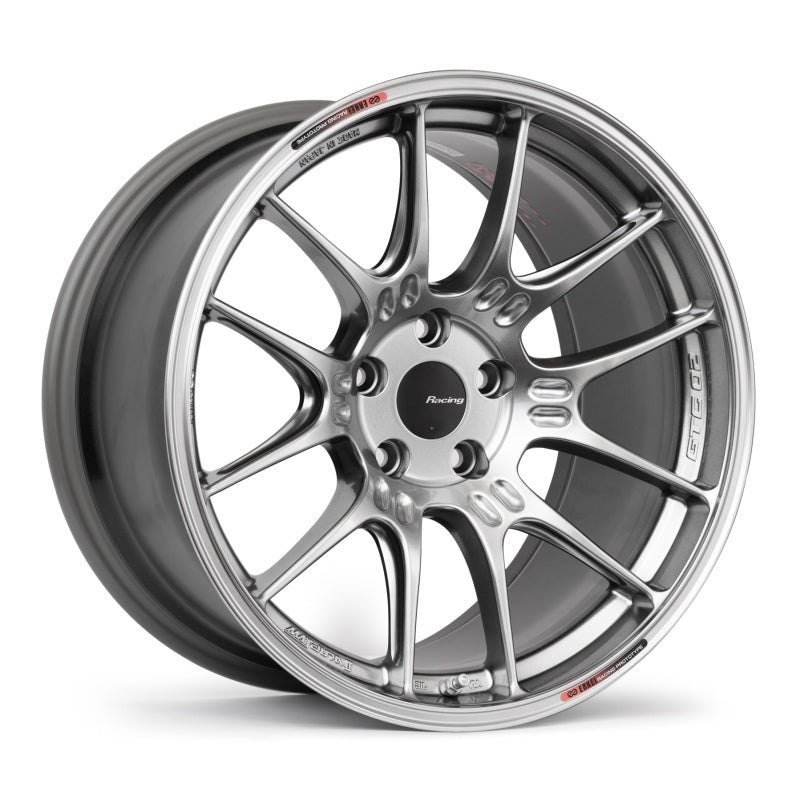 Enkei GTC02 19x9.5 5x112 40mm Offset 66.5mm Bore Hyper Silver Wheel