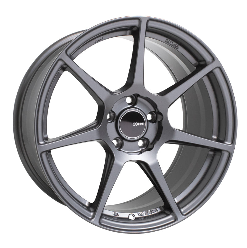 Enkei TFR 18x8.5 5x100 45mm Offset 72.6 Bore Diameter Matte Gunmetal Wheel