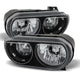 xTune Dodge Challenger 08-13 Halogen Only (Does Not Fit Hid Model) Headlights Black HD-JH-DCHAL08-BK