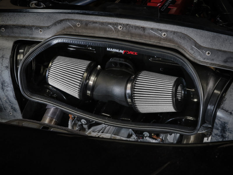 aFe 20-23 Chevy Corvette C8 Magnum FORCE Stage-2 Cold Air Intake w/ Pro DRY S Filters