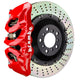 Brembo 25+ BMW X3 30 xDrive/BMW X3 M50 xDrive Fr GT BBK 6 Piston Cast 405x34 2pc Rotor Drilled - Red