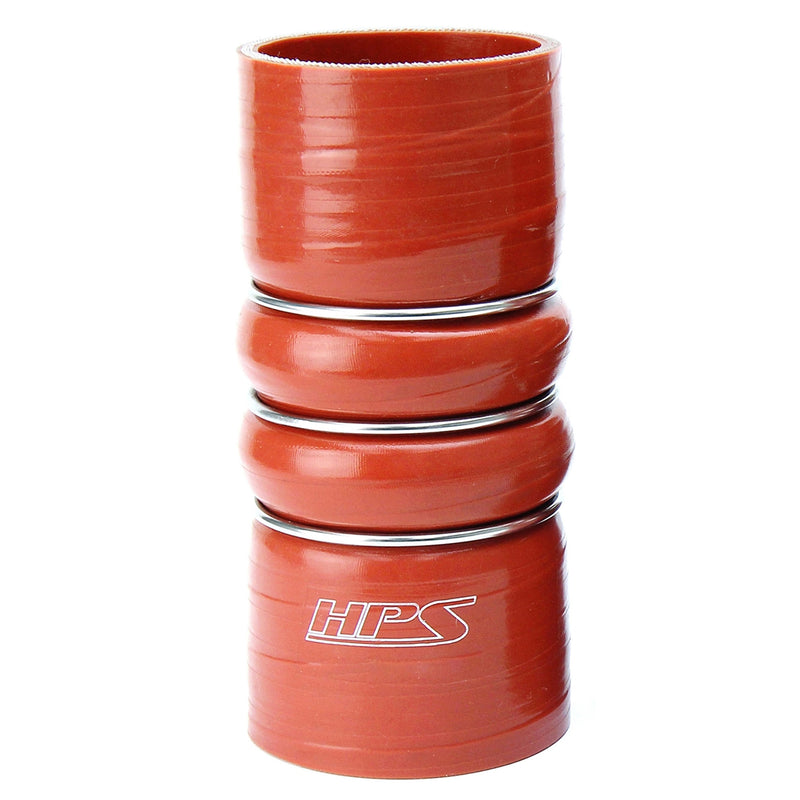 HPS 5" (127mm) Silicone CAC Hose HOT Side 10" Long - Orange (CAC-500-L10-HOT)