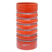 HPS 2.5" (63mm) Silicone CAC Hose HOT Side 8" Long - Orange (CAC-250-L8-HOT)