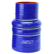 HPS 3" - 3.5" (76mm - 89mm) Silicone CAC Hose Cold Side 6" Long - Blue (CAC-300-350-COLD)