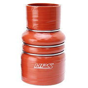 HPS 5" - 6" (127mm - 152mm) Silicone CAC Hose HOT Side 8" Long - Orange (P6-CAC-500-600-L8-HOT)