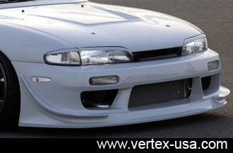 Lang Front Bumper Canards for 1995-1996 Nissan S14 240SX Zenki