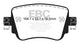 EBC 15-21 Volkswagen GTi 2.0 Turbo Ultimax2 Rear Brake Pads