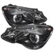 xTune Mercedes E-Class 10-12 OE Projector Headlights (w/AFS. Hid Fit) Black PRO-JH-MBW21210-AFS-BK