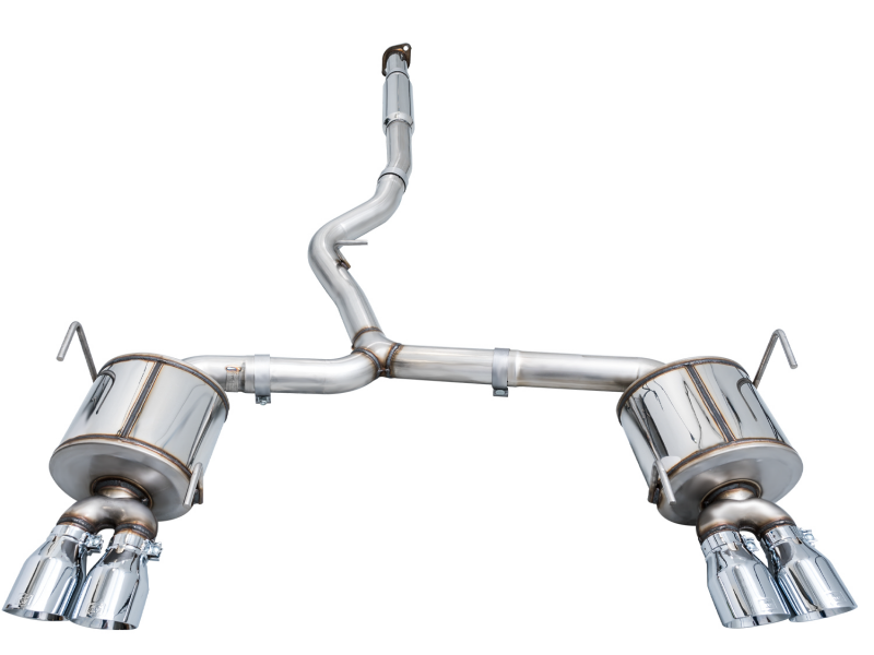 AWE Tuning 2022+ VB Subaru WRX Touring Edition Exhaust - Chrome Silver Tips