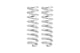 Eibach 2022+ Toyota TUNDRA Pro-Lift-Kit Springs (Front Springs Only)