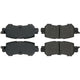Posi-Quiet 07-09 Mini Cooper Coupe (Exc S) Semi-Metallic Front Brake Pads