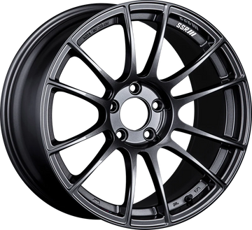 SSR GTX04 17x7 4x100 53mm Offset Dark Gunmetal Wheel