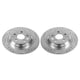 Power Stop 11-15 Volvo S60 Rear Evolution Drilled & Slotted Rotors - Pair
